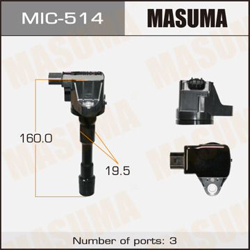 Катушка зажигания MASUMA. FIT SHUTTLE. GP2 Фотография Masuma MIC514
