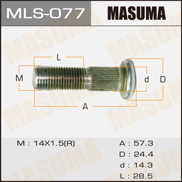 Шпилька для грузовика Masuma OEM_43222-J0101 Nissan Фотография Masuma MLS077