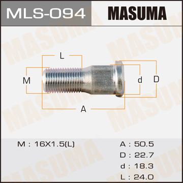 Шпилька для грузовика Masuma OEM_5-42332-015-1 Isuzu Фотография Masuma MLS094