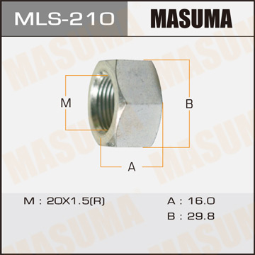 Гайки Masuma Isuzu Фотография Masuma MLS210