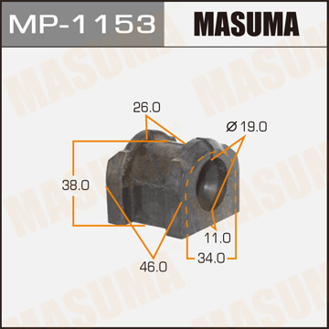 Втулка стабилизатора Masuma Фотография Masuma MP1153