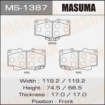 Фотография Masuma MS1387