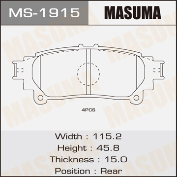 Фотография Masuma MS1915