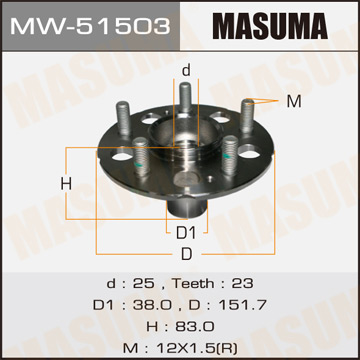 Фотография Masuma MW51503