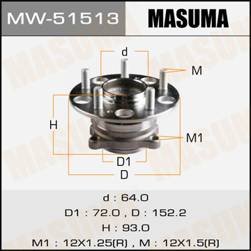 Фотография Masuma MW51513