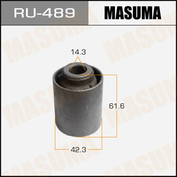 Сайлентблок Masuma PAJERO.MONTERO.V64W. V65W. V68.W rear Фотография Masuma RU489