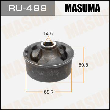 Сайлентблок Masuma RU-499 TOYOTA AVENSIS ADT25 front low - 48655-05060 Фотография Masuma RU499