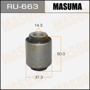 Сайлентблок задний нижний Фотография Masuma RU663