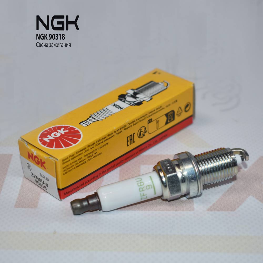 Свеча зажигания CHEVROLET Aveo 1.4 01.08->/ Cruze 1.6-1.8 DVVT 08.12->/ Orlando 1.8 DVVT 06.11-12.15 Фотография NGK 90318