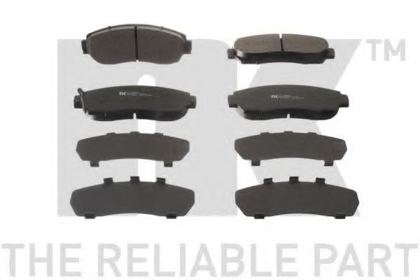 Комплект тормозных колодок. дисковый тормоз Фотография NK 222645