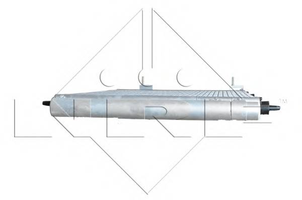 Радиатор кондиционера 307 308 408 Berlingo 08- Фотография NRF 35610