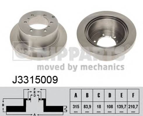 Фотография Nipparts J3315009