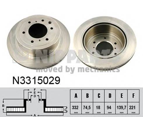 Фотография Nipparts N3315029