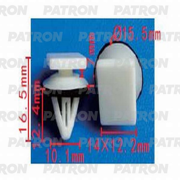 Клипса пластмассовая Hyundai. Kia применяемость: молдинг. накладка на Фотография PATRON P371345