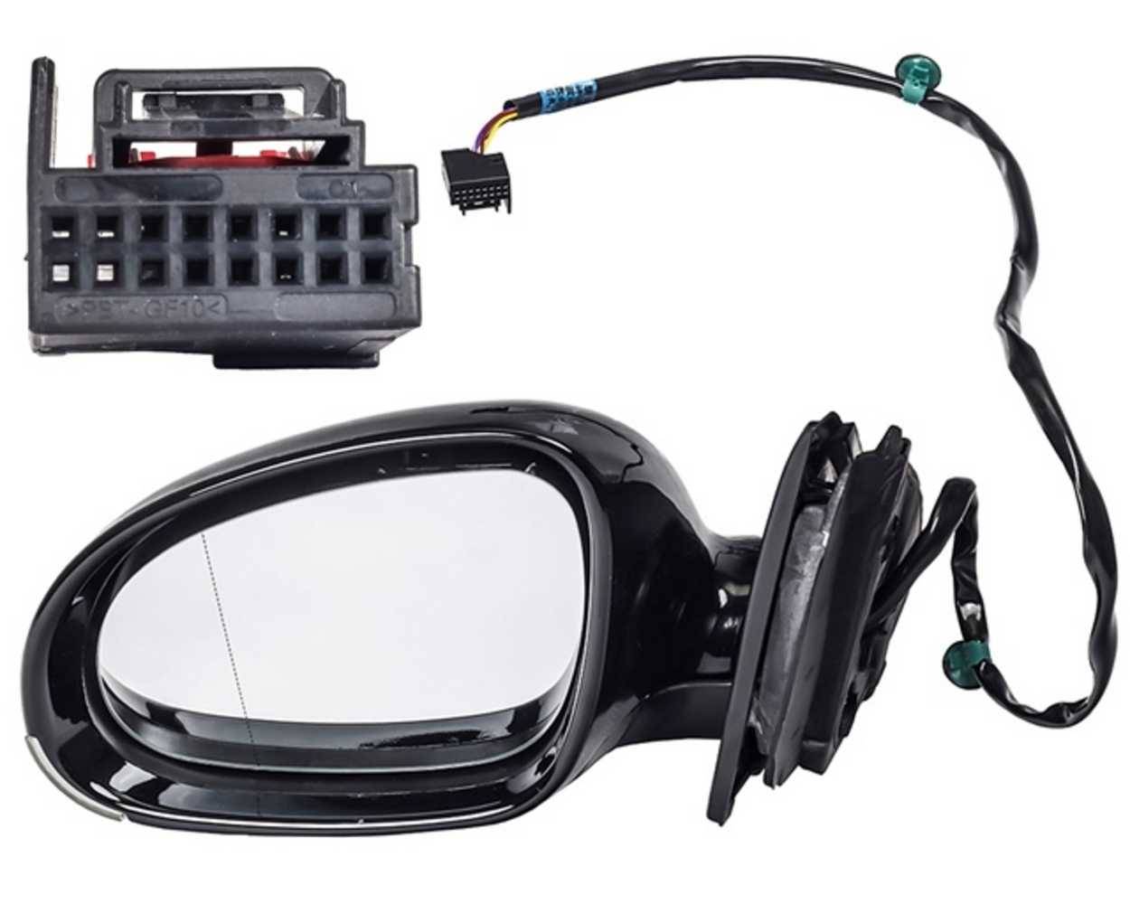 Зеркало заднего вида (боковое) левое электро, 6 контактов, с повторителем поворота и подогревом JETT Фотография SAILING VWL4410340L