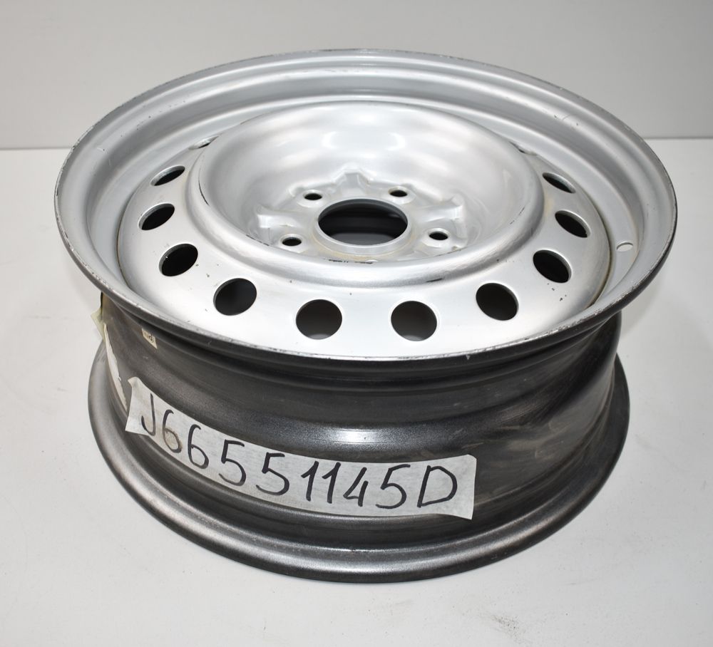 Диск колесный стальной (чёрный) 6.5J R16 5x114.3 ET40 D66.1 Renault Nissan Toyota Фотография SANT J66551145D