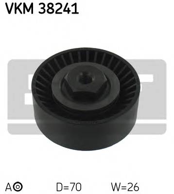 Ролик ремня прив BMW E60E65X3(E83)X5(E53) 20-30D (генератор) Фотография SKF VKM38241