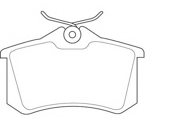 WBP20961A FDB1083 425233 колодки дисковые з Citroen Berlingo C2 C Фотография Wagner WBP20961A